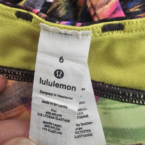 LULULEMON Energy Bra Catalyst Multi Print Medium Support Luxtreme 6 - Picture 7 of 12